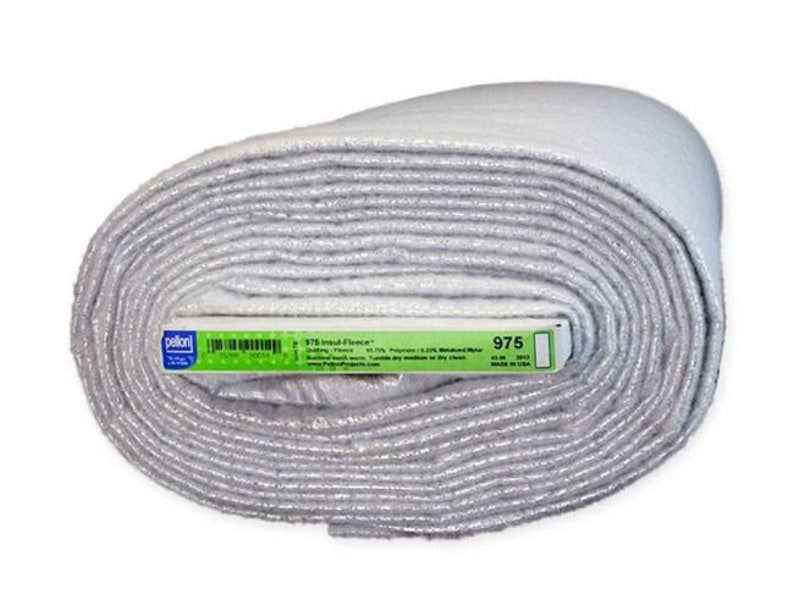 45 inch wide reflective heat resistant fabric insul fleece Pellon 975P