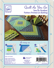 Load image into Gallery viewer, Just add fabric! Quilt as you go Morning Blend Runner
